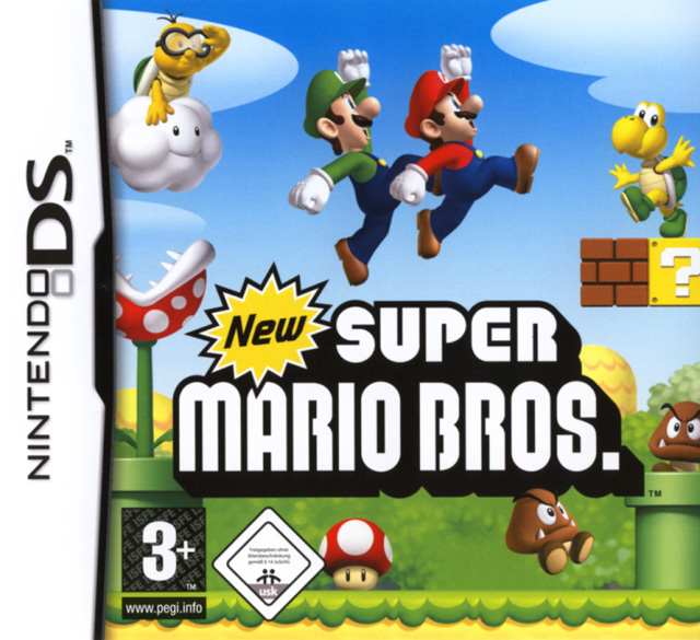 jaquette du jeu vidéo New Super Mario Bros.