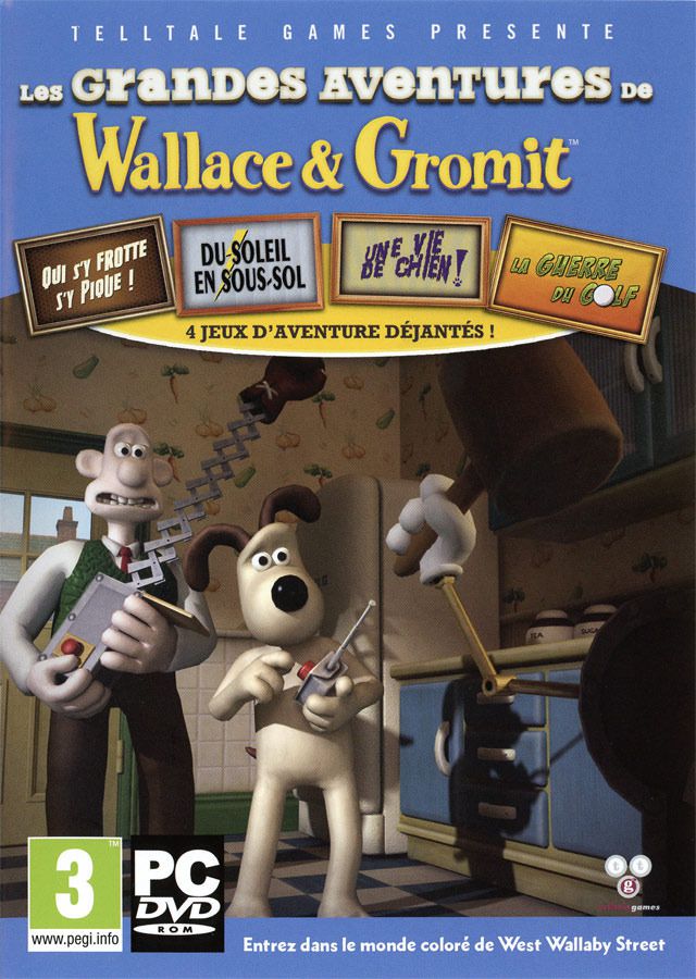 jaquette du jeu vidéo Wallace & Gromit’s Grand Adventures