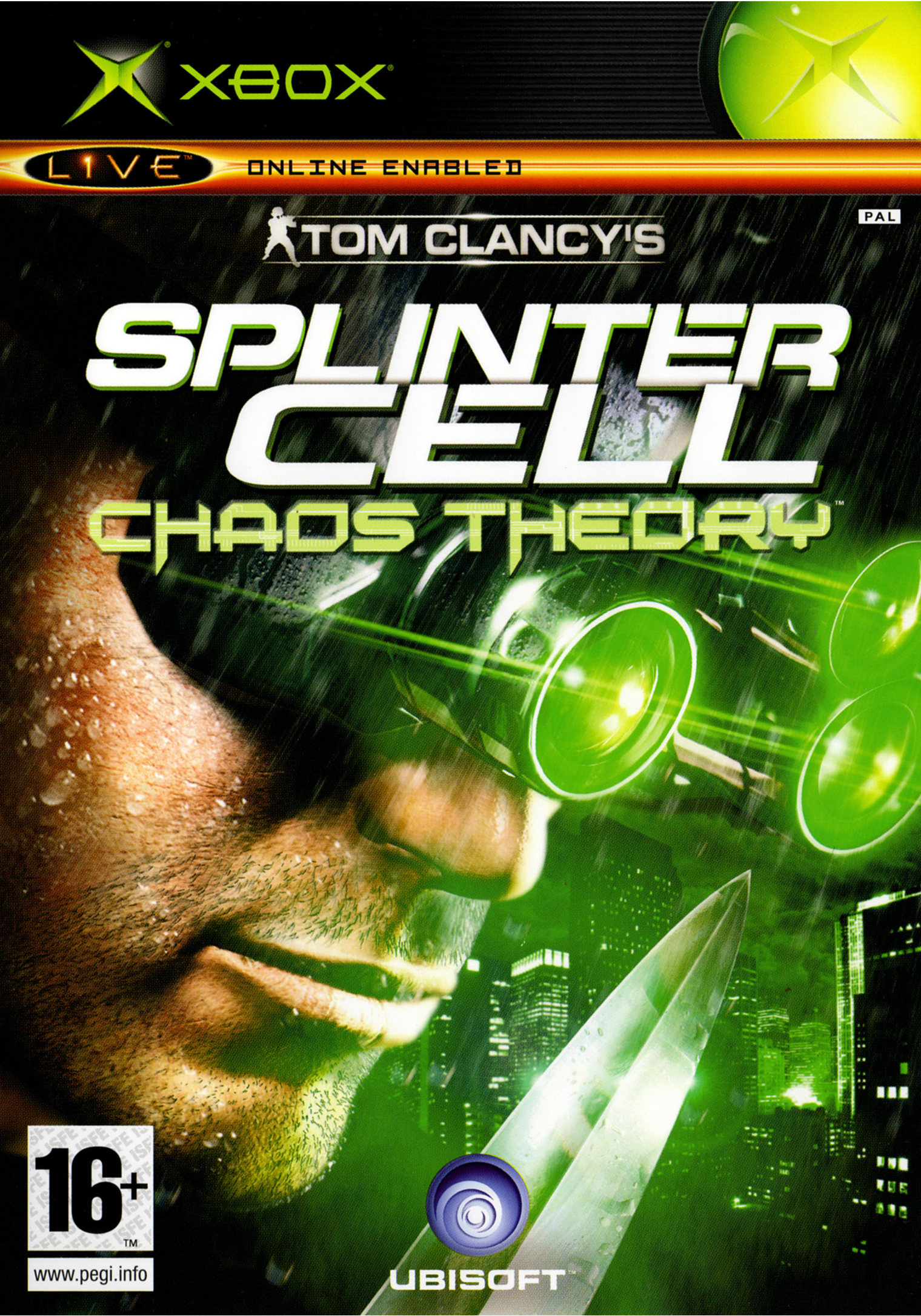 jaquette du jeu vidéo Tom Clancy's Splinter Cell Chaos Theory
