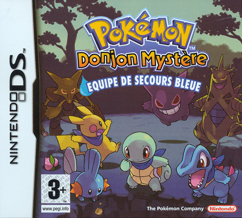 jaquette du jeu vidéo Pokémon Donjon Mystère : Équipe de Secours Bleue