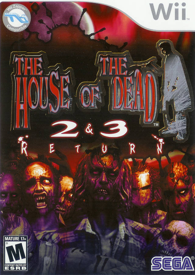 jaquette du jeu vidéo The House of the Dead 2&3 Return