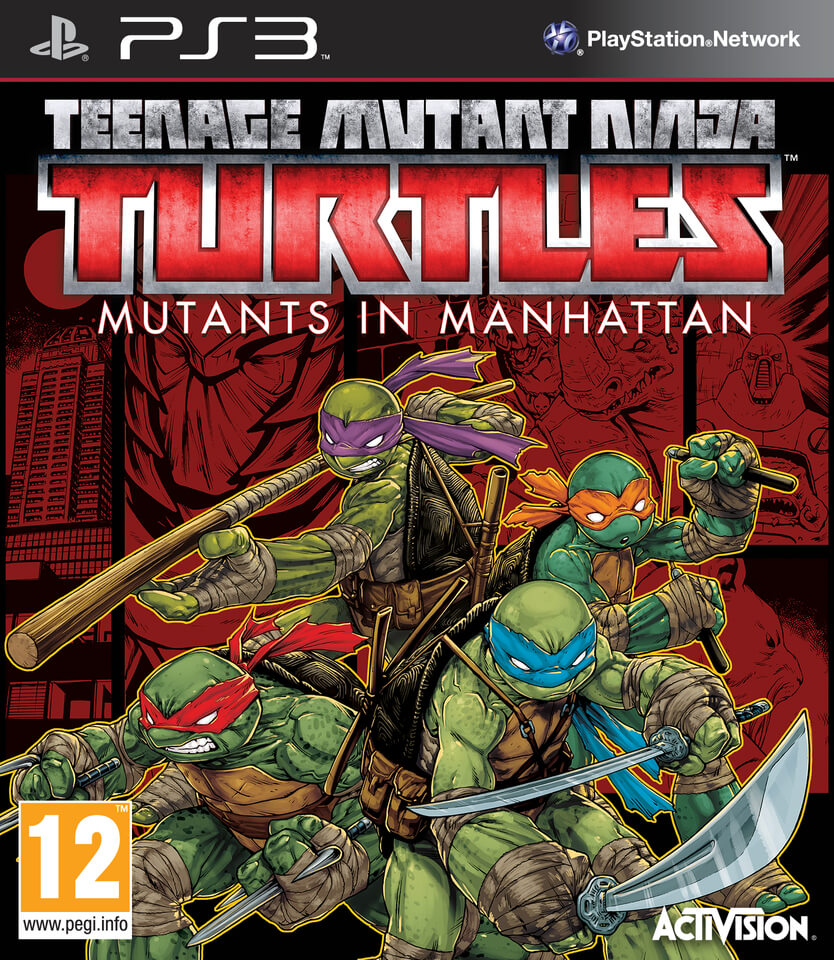 jaquette du jeu vidéo Teenage Mutant Ninja Turtles : Des mutants à Manhattan