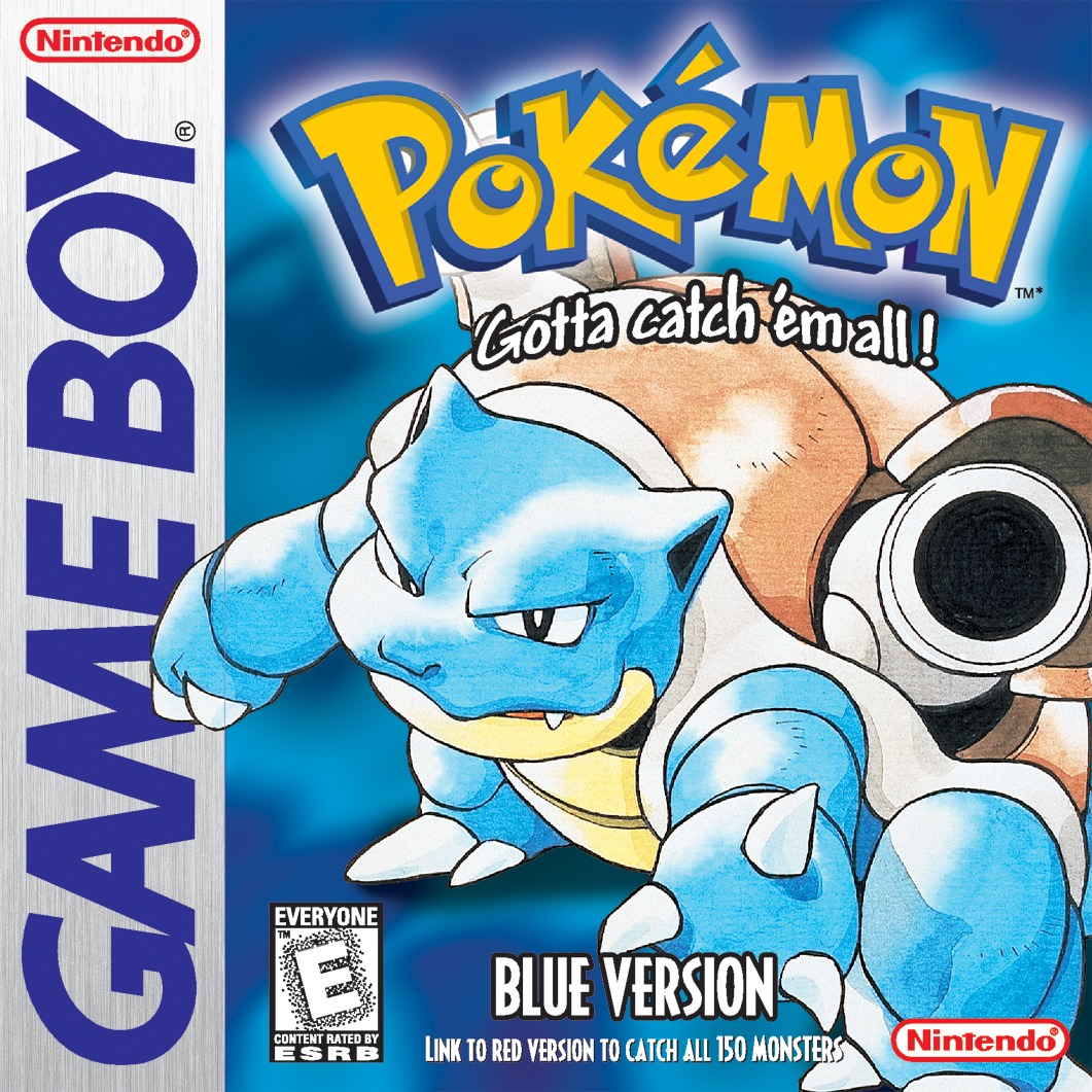 jaquette du jeu vidéo Pokémon Version Bleue