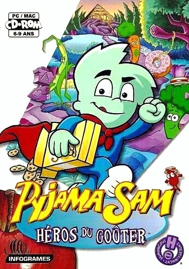 jaquette du jeu vidéo Pyjama Sam : Héros du Goûter