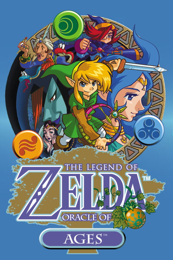 jaquette du jeu vidéo The Legend of Zelda: Oracle of Ages