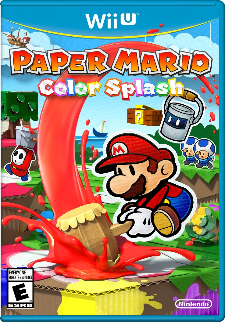 jaquette du jeu vidéo Paper Mario: Color Splash