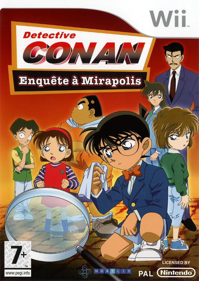 jaquette du jeu vidéo Détective Conan : Enquête à Mirapolis
