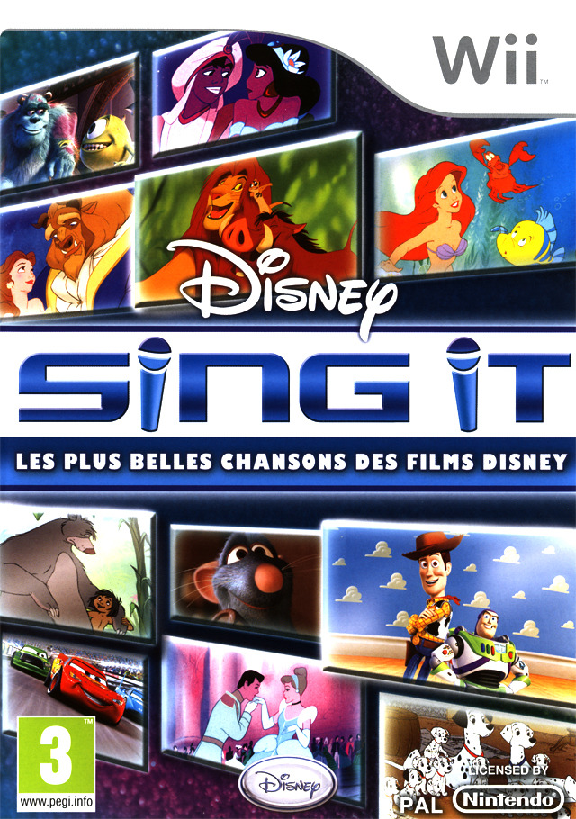 jaquette du jeu vidéo Disney Sing It : Les Plus Belles Chansons des Films Disney