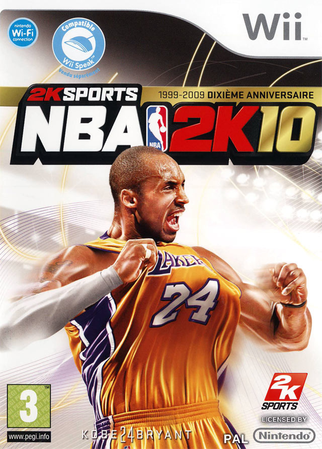 jaquette du jeu vidéo NBA 2K10