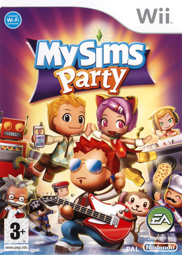 jaquette du jeu vidéo MySims Party