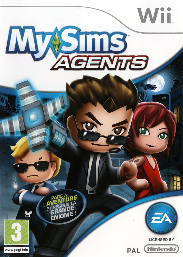 jaquette du jeu vidéo MySims Agents