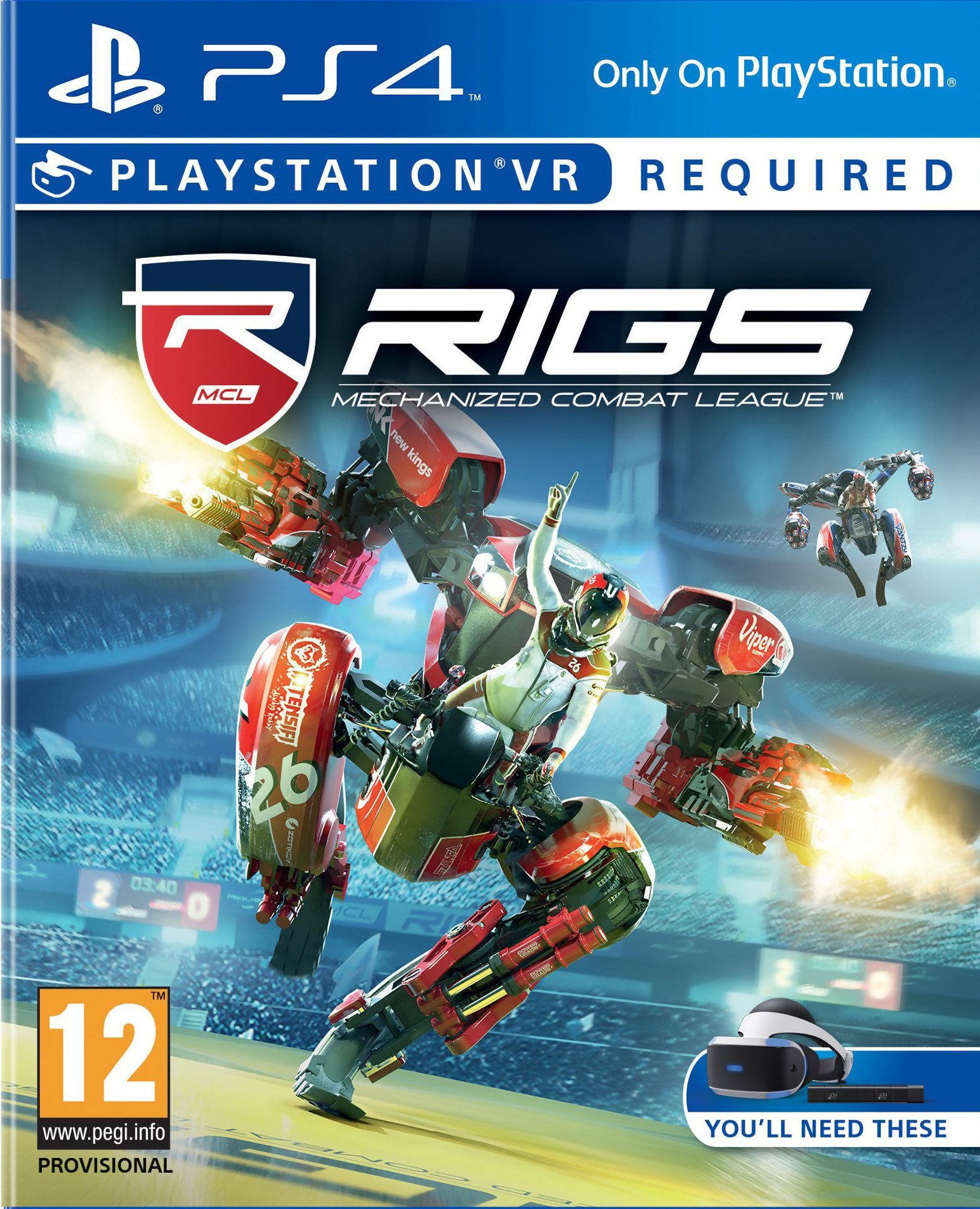 jaquette du jeu vidéo RIGS: Mechanized Combat League