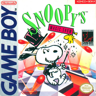 jaquette du jeu vidéo Snoopy's Magic Show