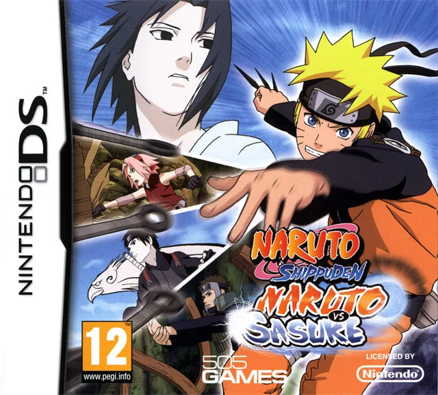jaquette du jeu vidéo Naruto Shippuden : Naruto VS Sasuke