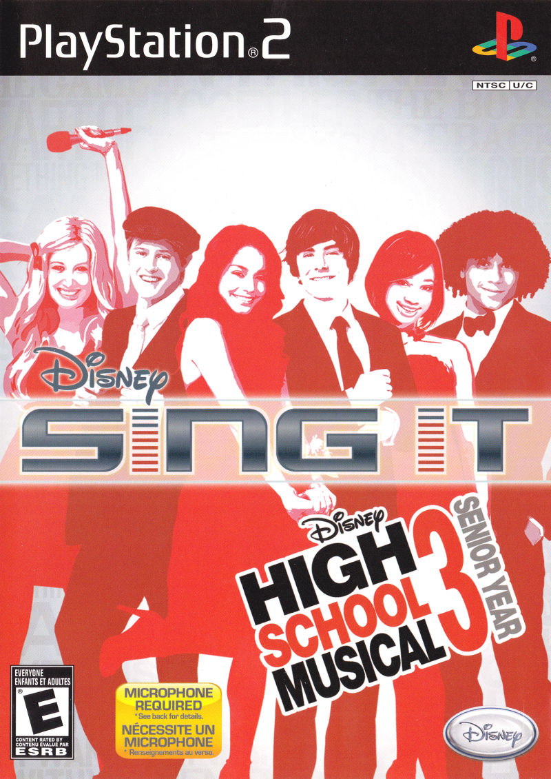 jaquette du jeu vidéo Disney Sing it : High School Musical 3 - Nos années lycée