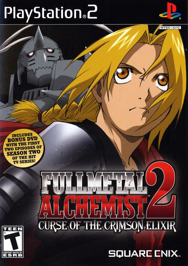 jaquette du jeu vidéo FullMetal Alchemist 2 : Curse of the Crimson Elixir