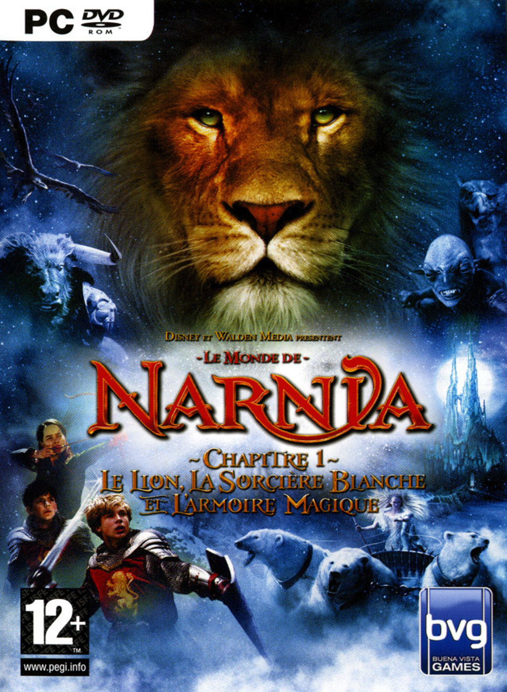 jaquette du jeu vidéo Le Monde de Narnia : Chapitre 1 : Le Lion, la Sorcière Blanche et l'Armoire Magique
