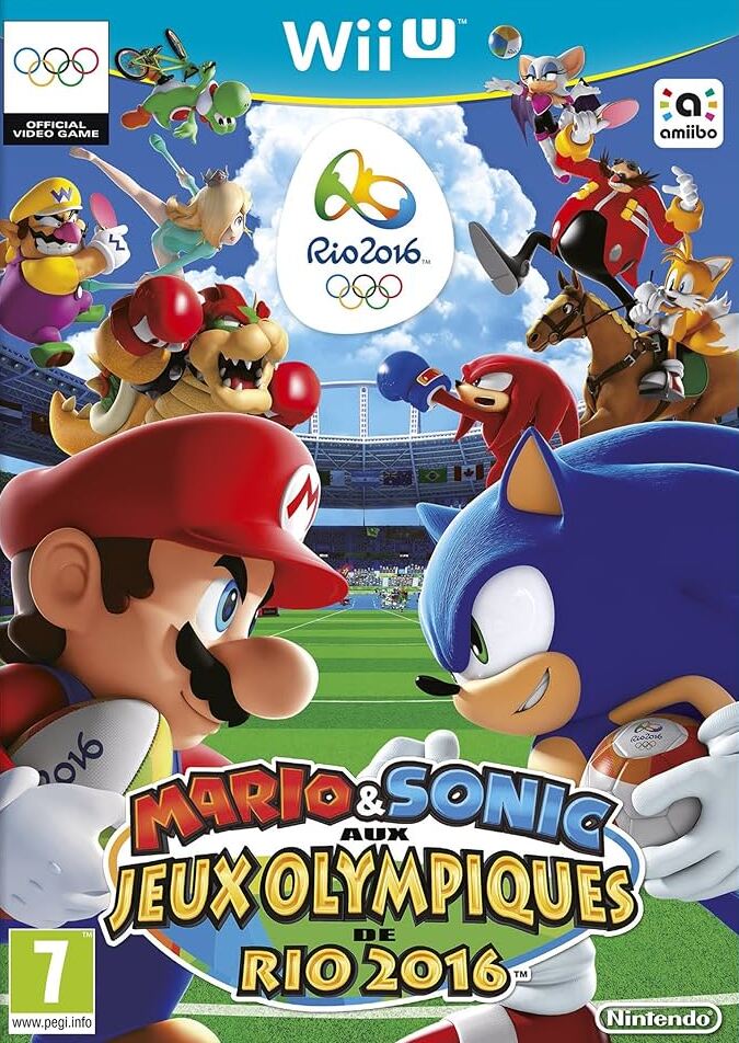 jaquette du jeu vidéo Mario & Sonic aux Jeux Olympiques de Rio 2016