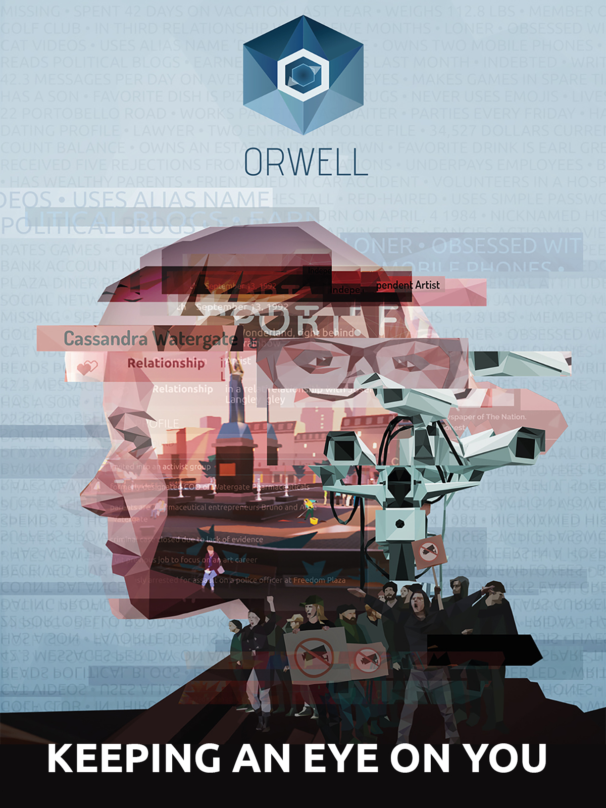 jaquette du jeu vidéo Orwell: Keeping an Eye On You