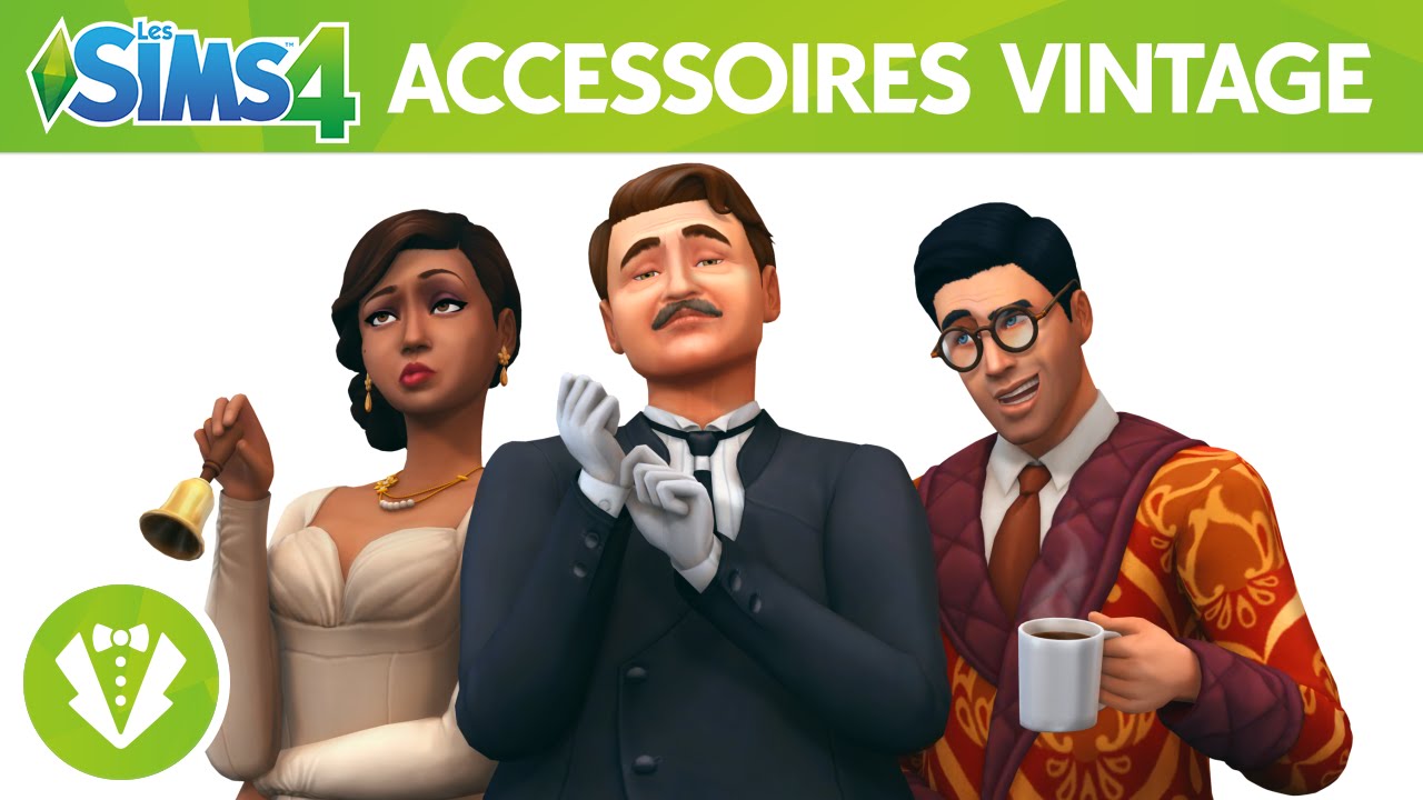 jaquette du jeu vidéo Les Sims 4 : Kit d'Objets Accessoires Vintage