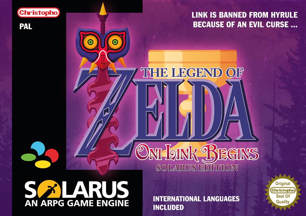jaquette du jeu vidéo The Legend of Zelda: Oni Link Begins