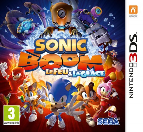 jaquette du jeu vidéo Sonic Boom : le Feu et la Glace