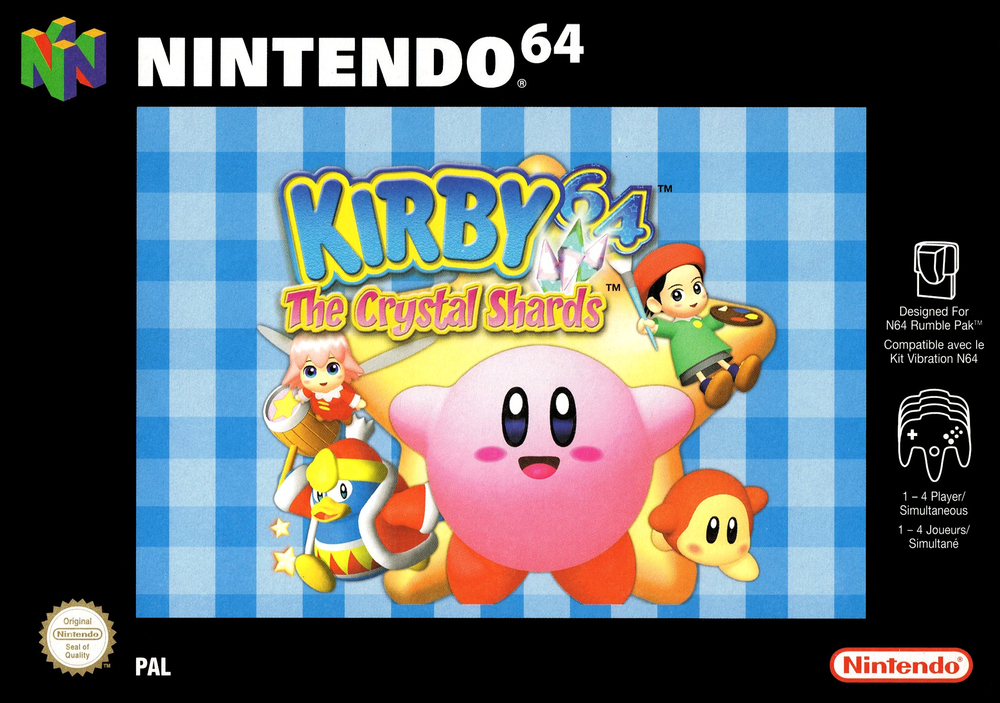jaquette du jeu vidéo Kirby 64 The Crystal Shards