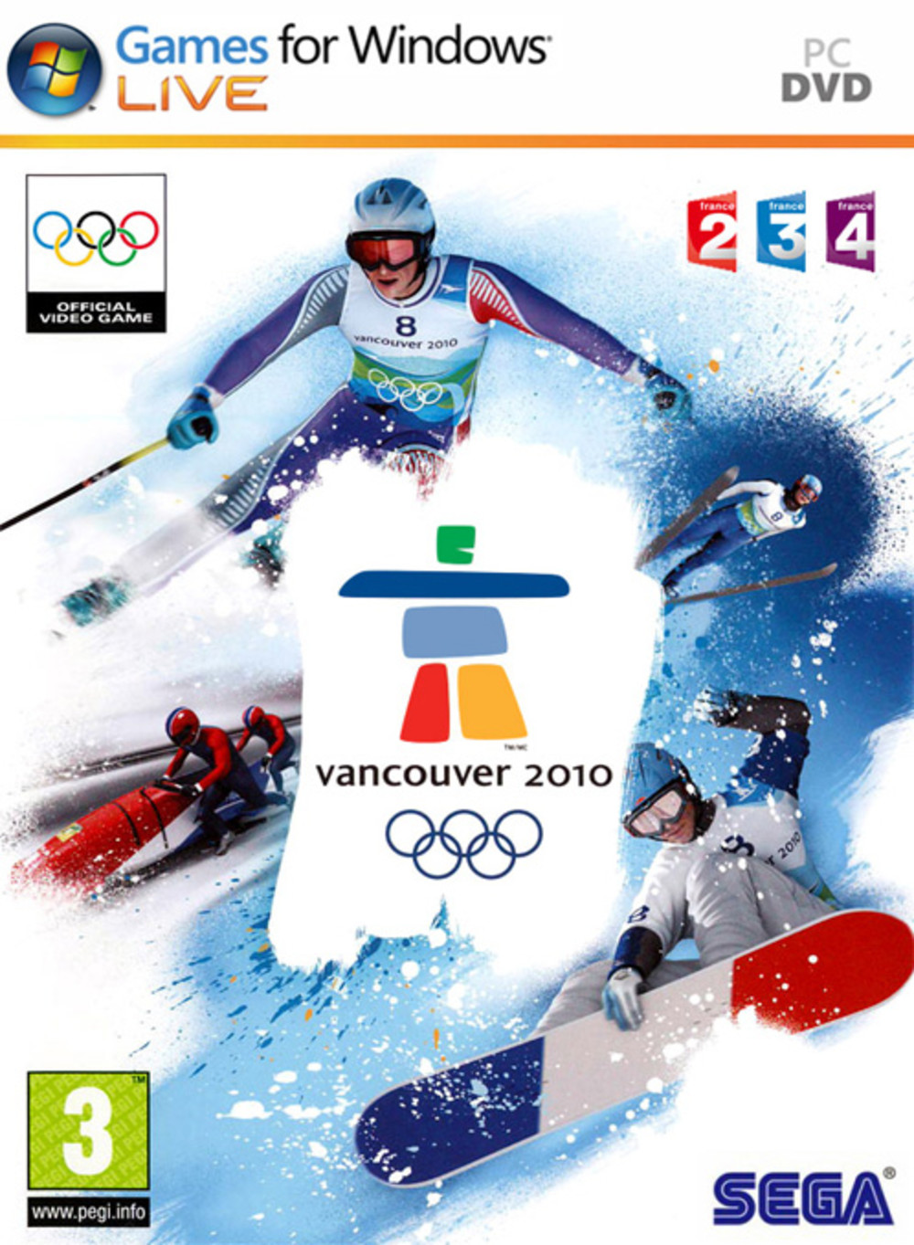 jaquette du jeu vidéo Vancouver 2010 : Le Jeu Vidéo Officiel des Jeux Olympiques