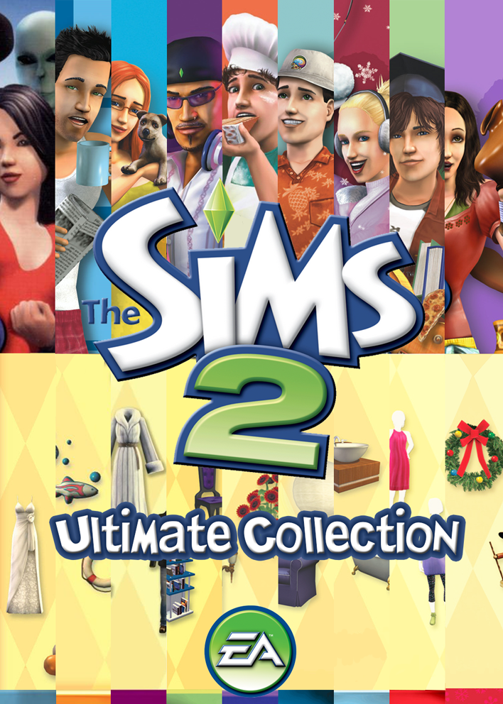 jaquette du jeu vidéo Les Sims 2 : Super Collection