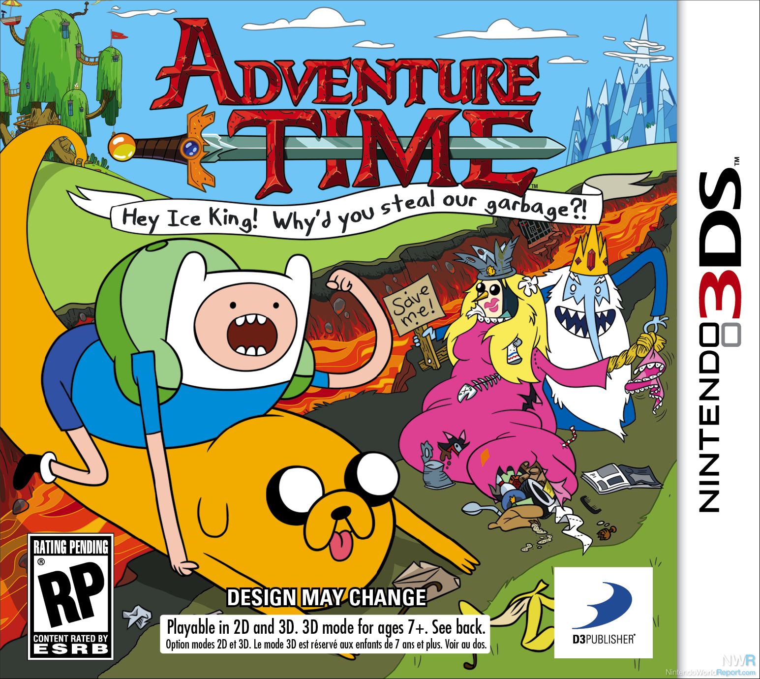jaquette du jeu vidéo Adventure Time : Hey Ice King ! Why'd you steal our garbage