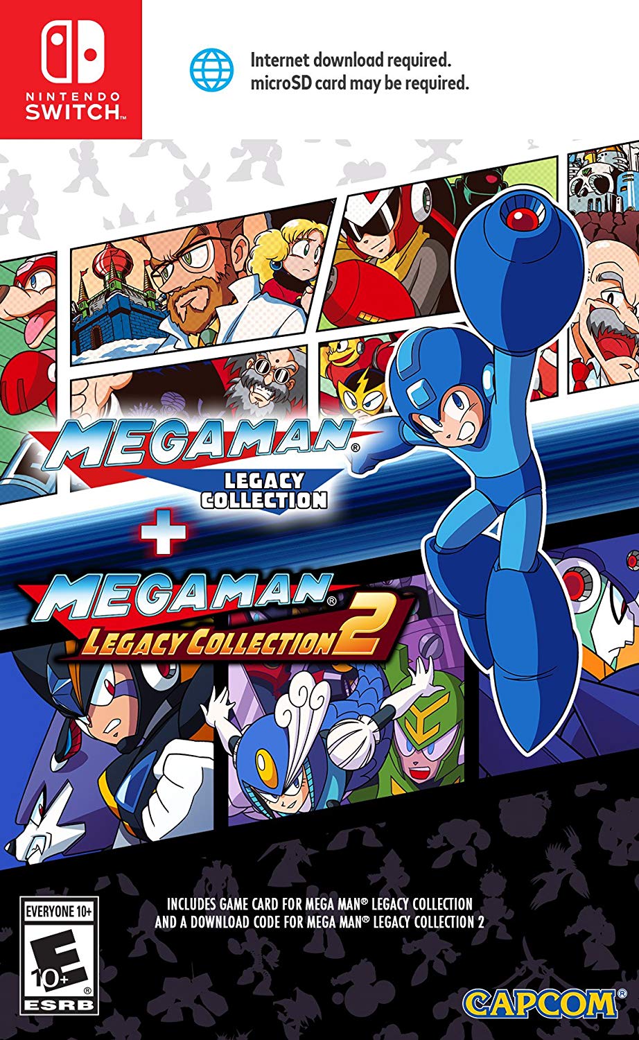 jaquette du jeu vidéo Mega Man Legacy Collection