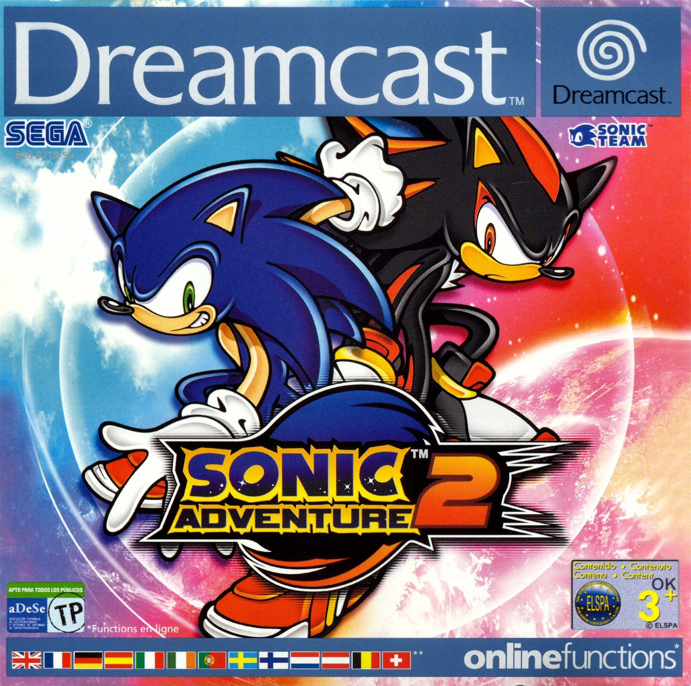 jaquette du jeu vidéo Sonic Adventure 2