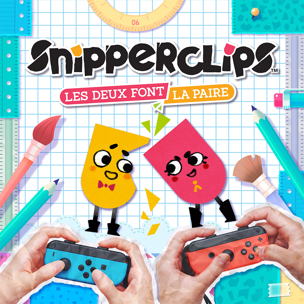 jaquette du jeu vidéo Snipperclips – Les deux font la paire