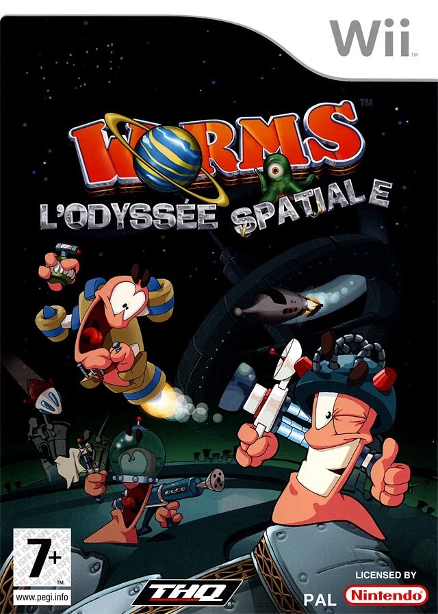 jaquette du jeu vidéo Worms : L'Odyssée Spatiale
