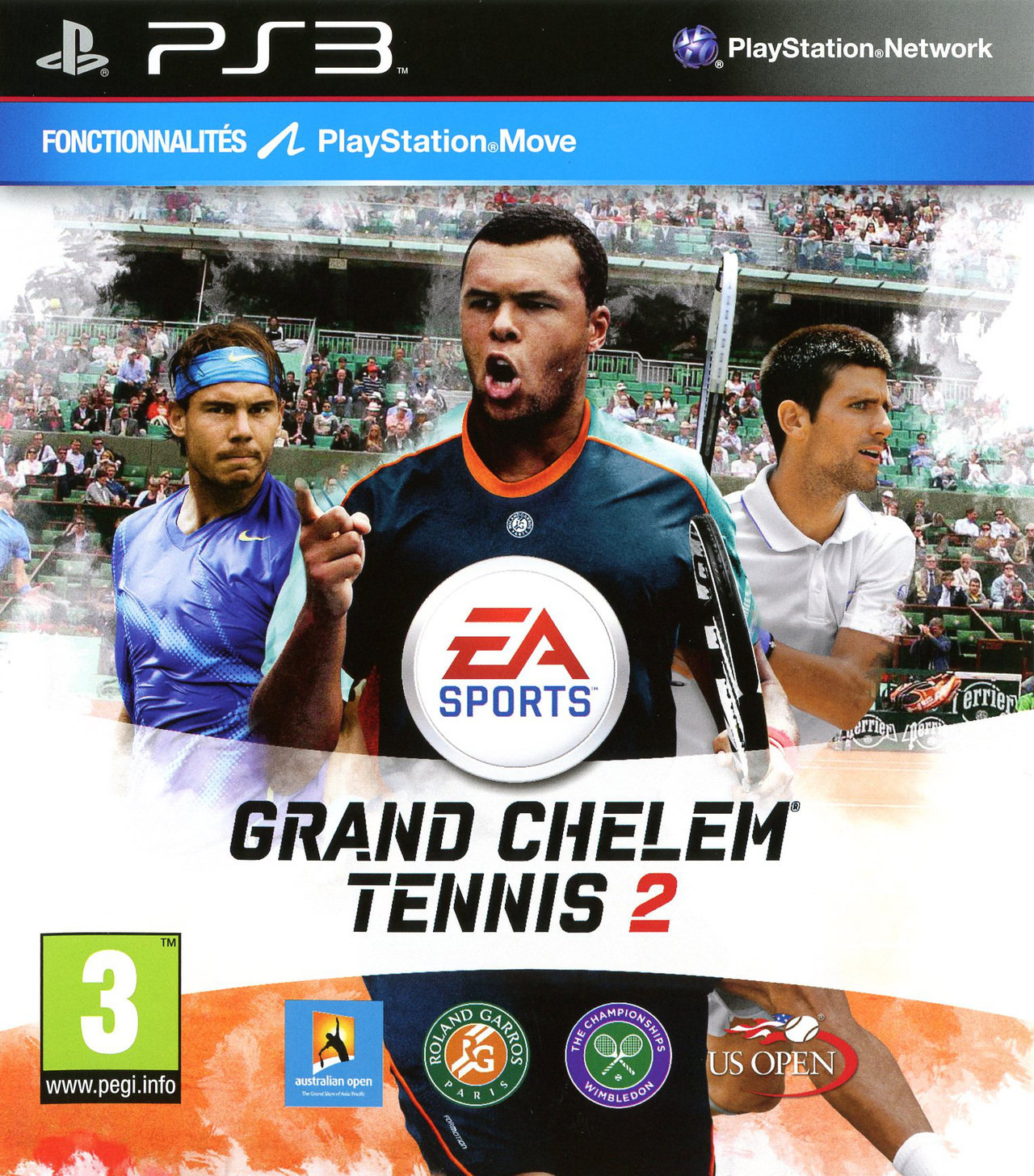 jaquette du jeu vidéo Grand Chelem Tennis 2