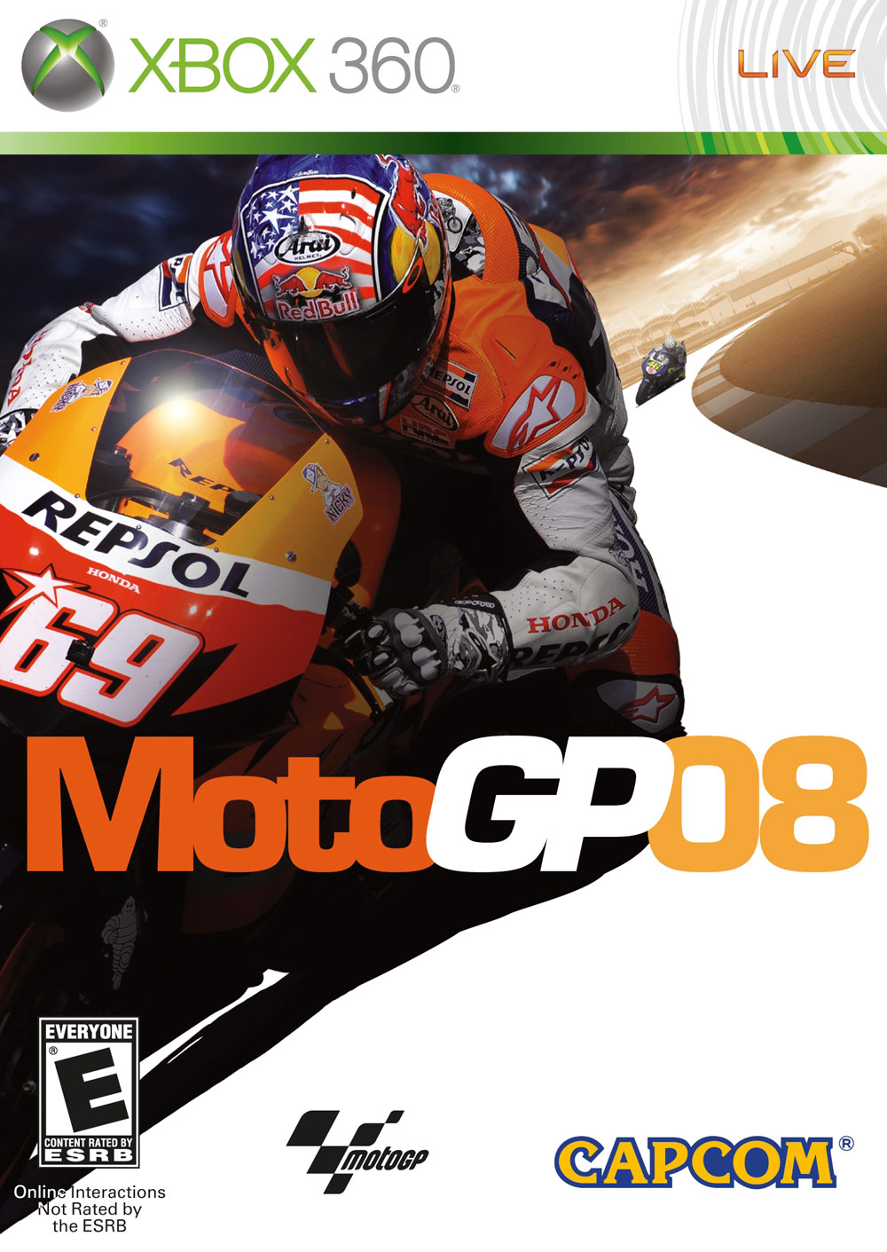 jaquette du jeu vidéo MotoGP 08