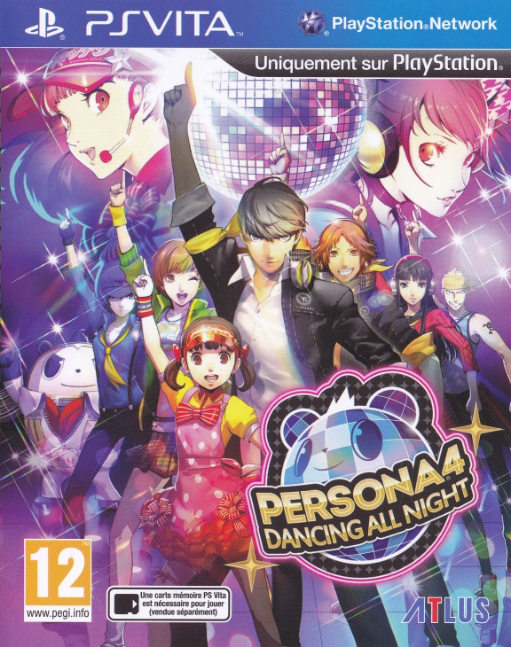 jaquette du jeu vidéo Persona 4 : Dancing All Night