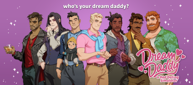 jaquette du jeu vidéo Dream Daddy: a Dad Dating Simulator