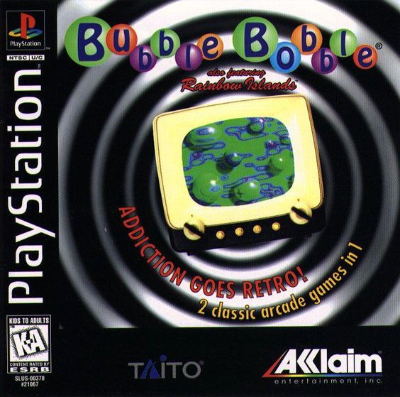 jaquette du jeu vidéo Bubble Bobble also featuring Rainbow Islands