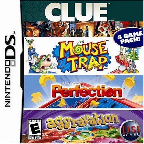 jaquette du jeu vidéo Clue - Mouse Trap - Perfectio - Aggravation (4 jeux en 1)