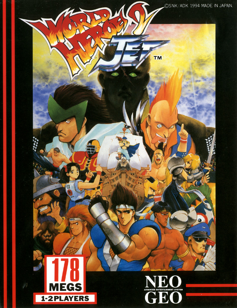 jaquette du jeu vidéo World Heroes 2 Jet