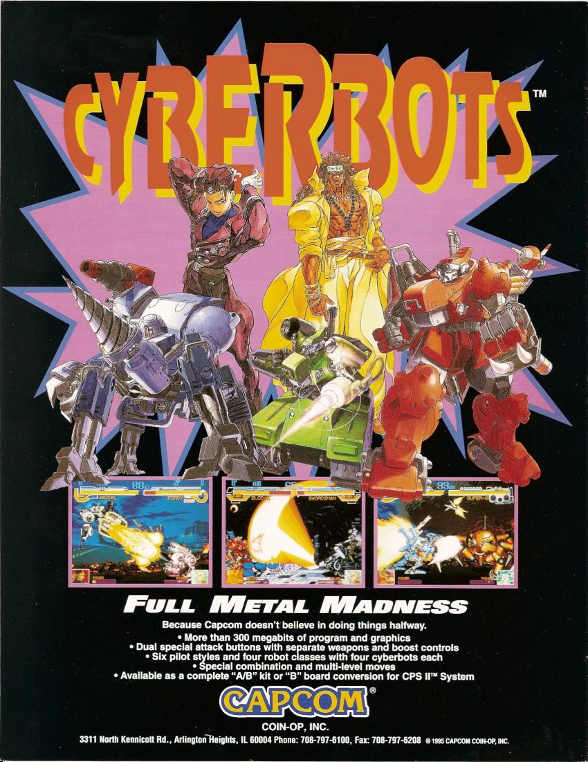 jaquette du jeu vidéo Cyberbots: Full Metal Madness
