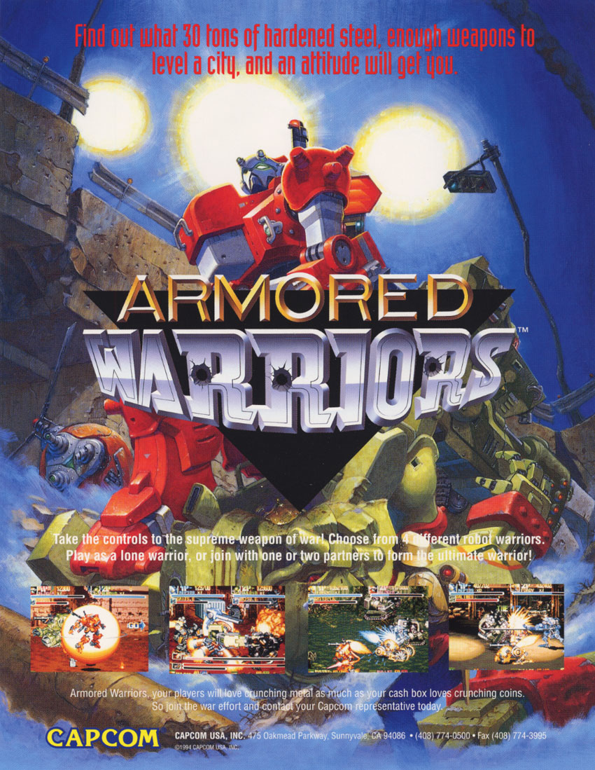 jaquette du jeu vidéo Armored Warriors