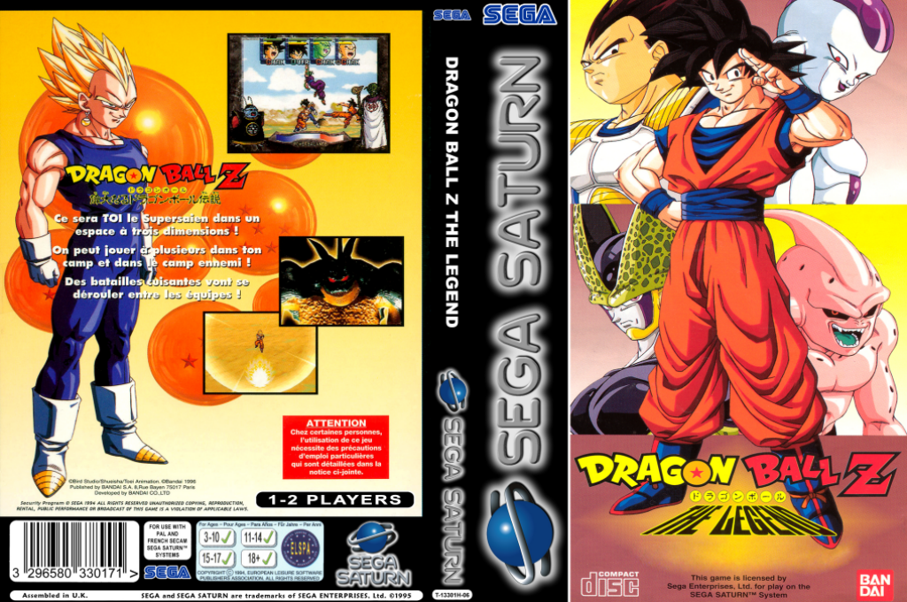 jaquette du jeu vidéo Dragon Ball Z: The Legend