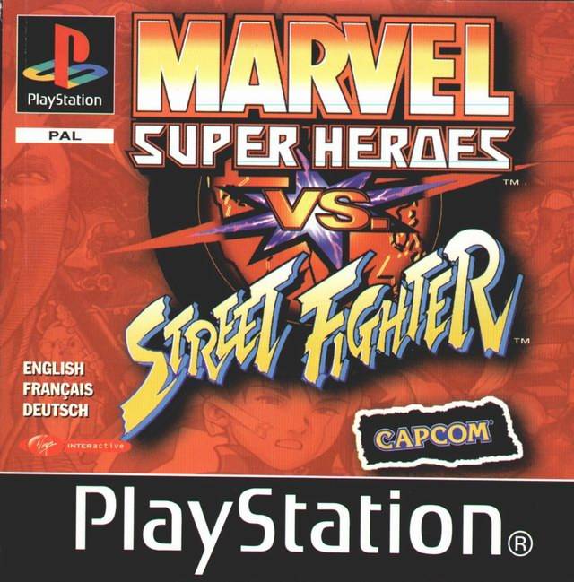 jaquette du jeu vidéo Marvel Super Heroes vs. Street Fighter