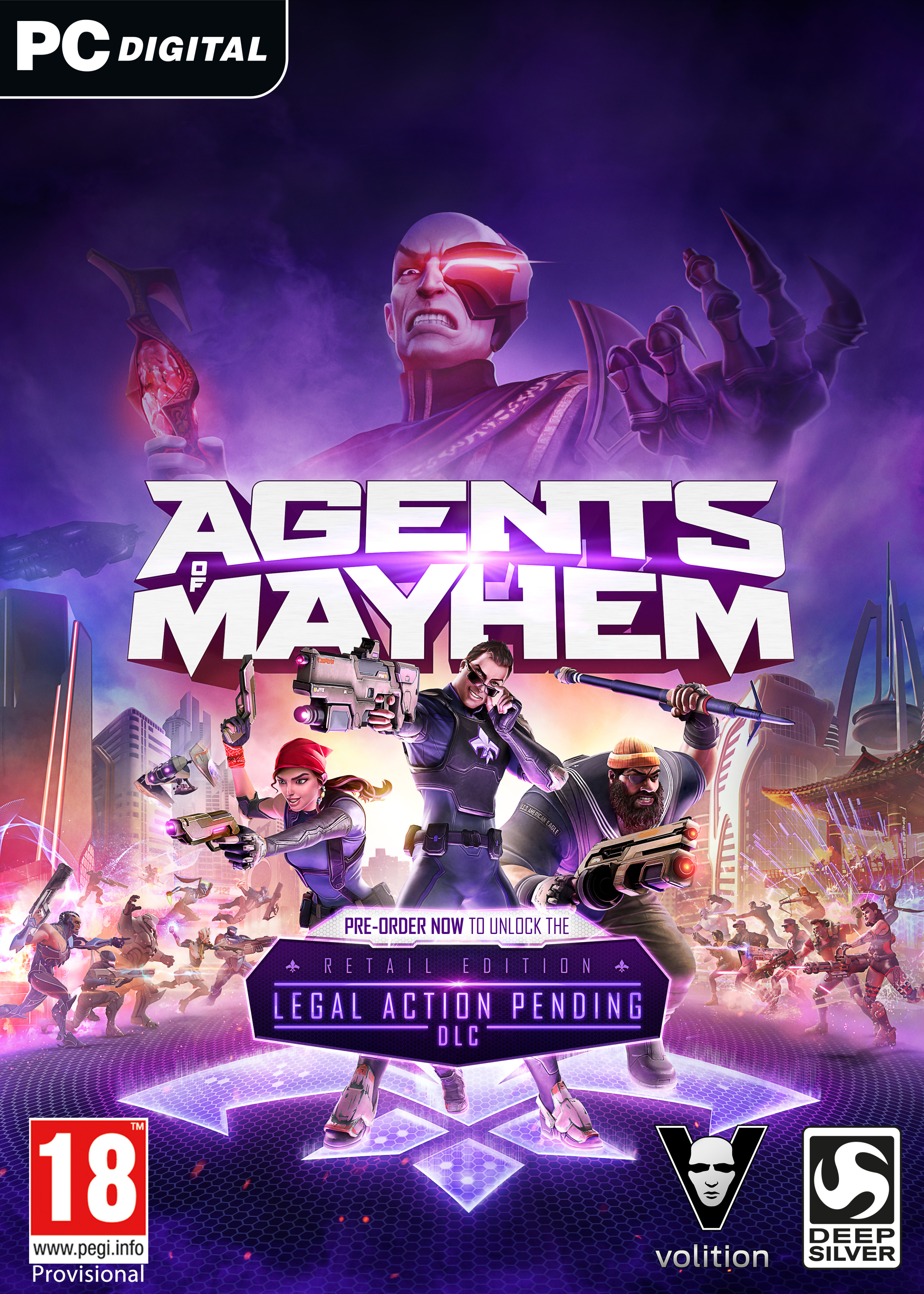 jaquette du jeu vidéo Agents of Mayhem