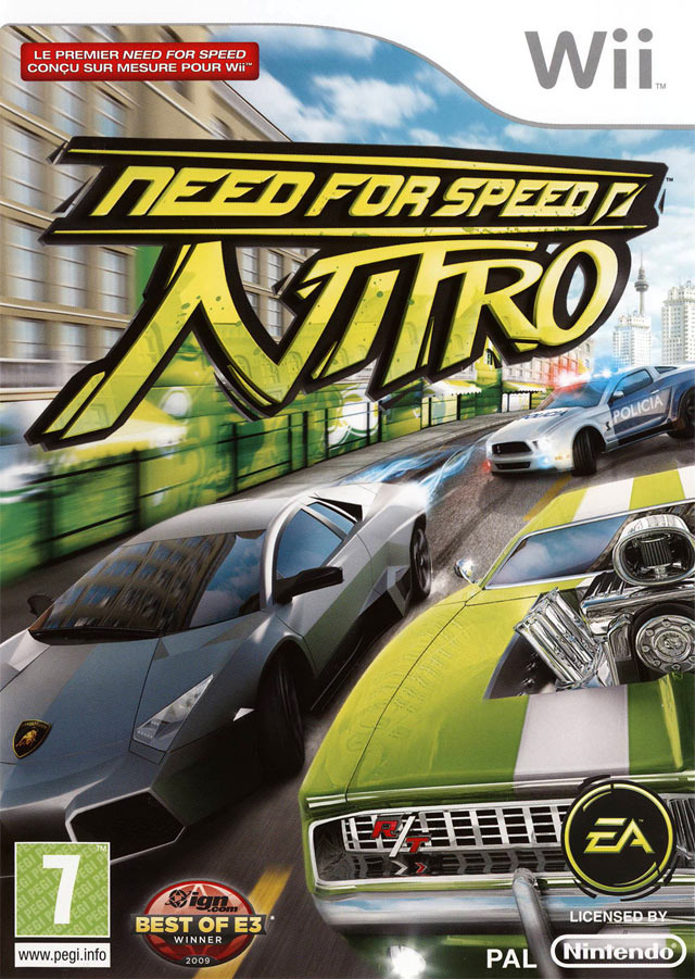jaquette du jeu vidéo Need for Speed:  Nitro