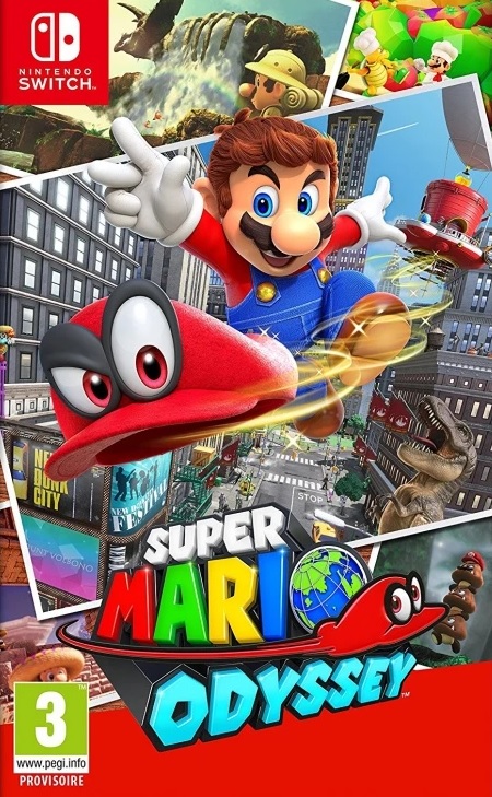 jaquette du jeu vidéo Super Mario Odyssey