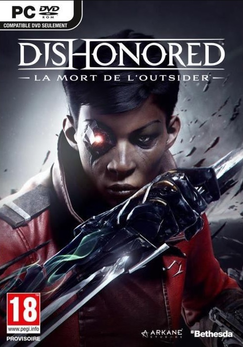 jaquette du jeu vidéo Dishonored : La mort de l'Outsider