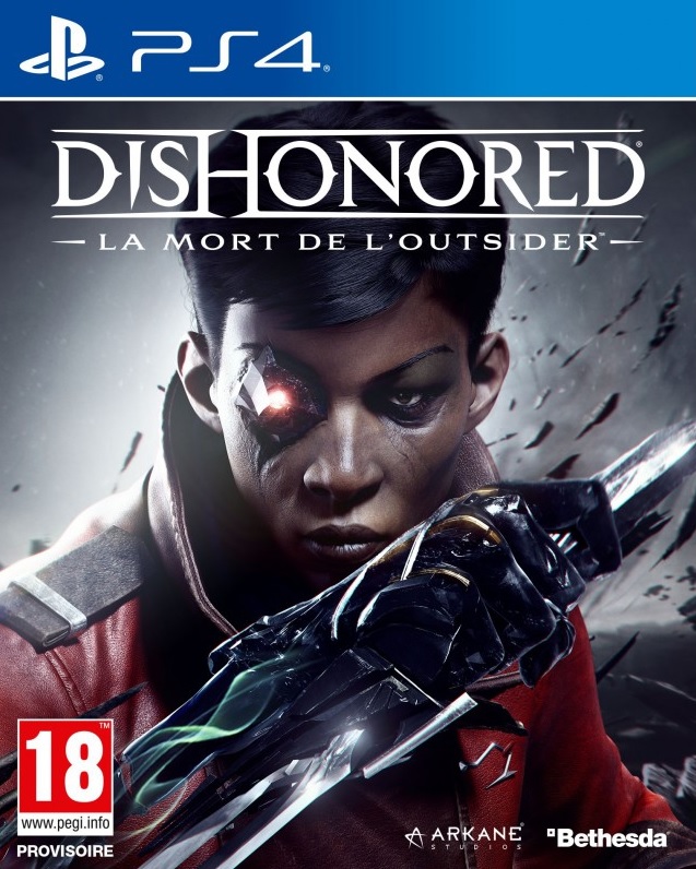 jaquette du jeu vidéo Dishonored : La mort de l'Outsider